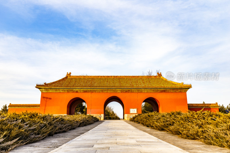 北京昌平区十三陵神道景区大红门