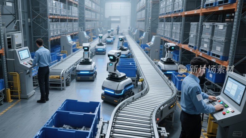 未来人工智能，物流包裹智能化工厂
