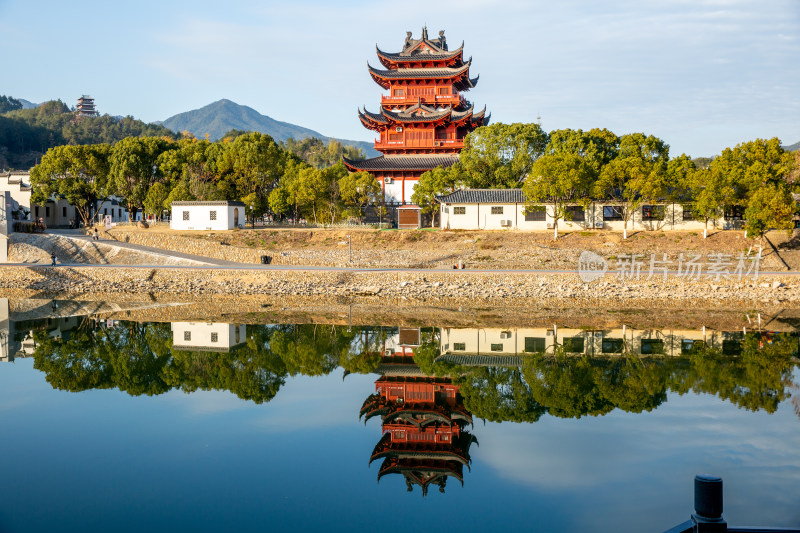 浙江丽水龙泉市区风景