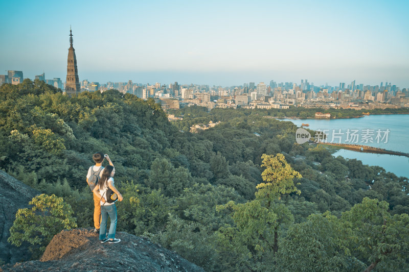 杭州西湖宝石山风景区