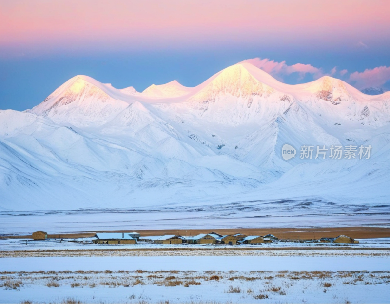 高山雪地