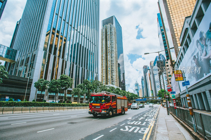 香港中环城市风光