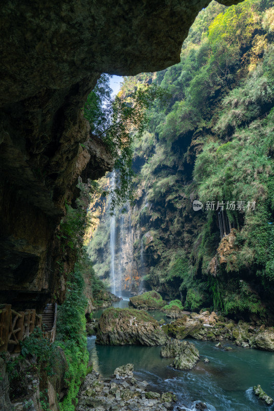 贵州黔西南马岭河峡谷风景