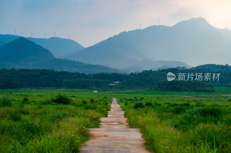 高山田野景观