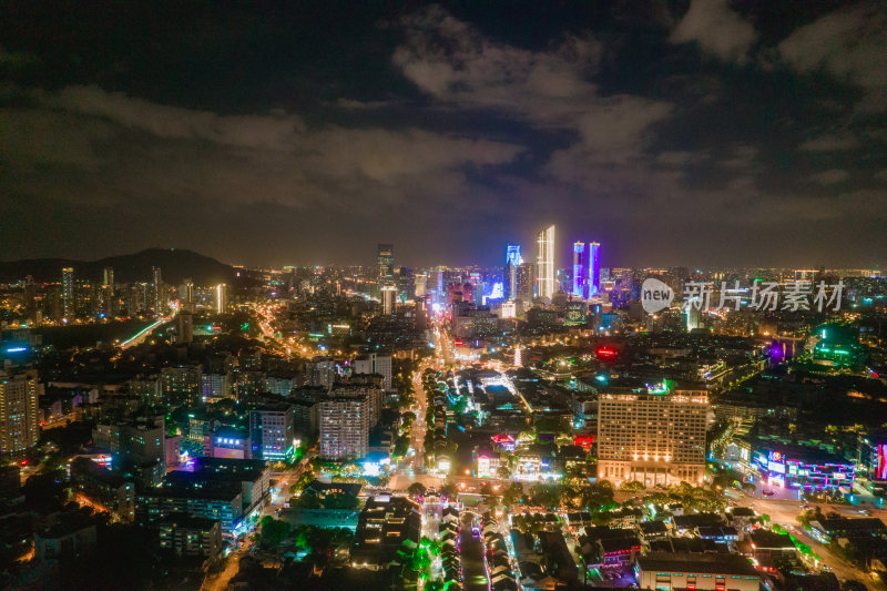 江苏无锡城市夜景无锡大景