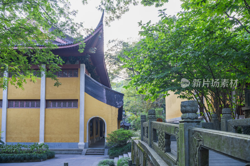 杭州西湖飞来峰灵隐寺千年古刹古建筑