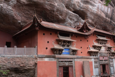 齐云山景区道观门头牌匾