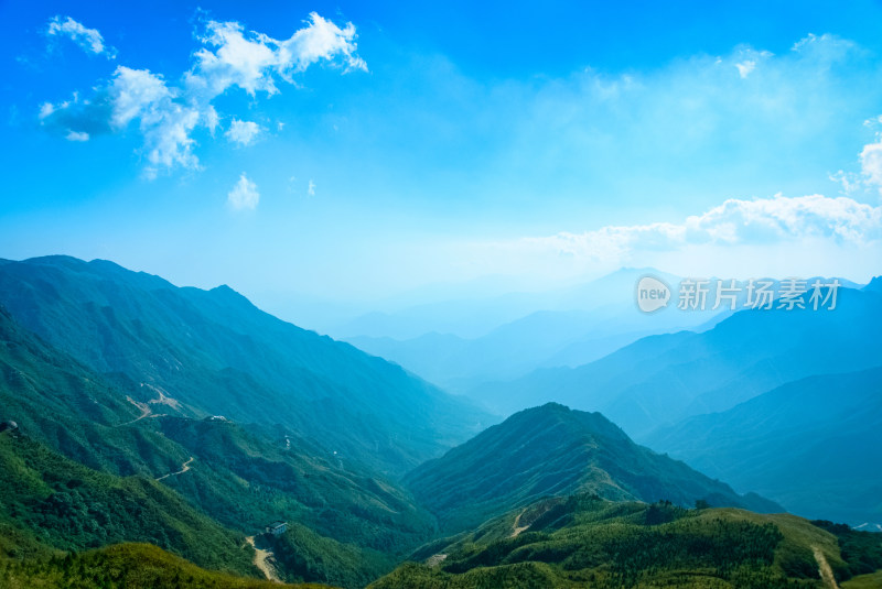 广西桂林全州天湖旅游景区山景自然风光