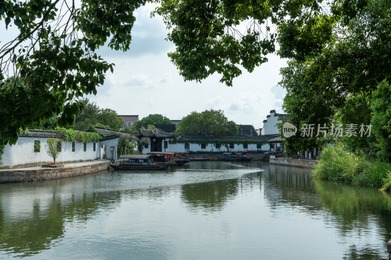 “生活着的千年古镇”浙江嘉兴西塘古镇风光