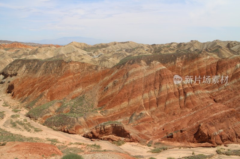 张掖/雅丹地貌/户外风景/山峦