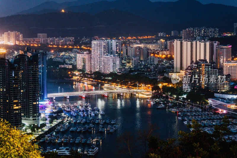 三亚城市夜景