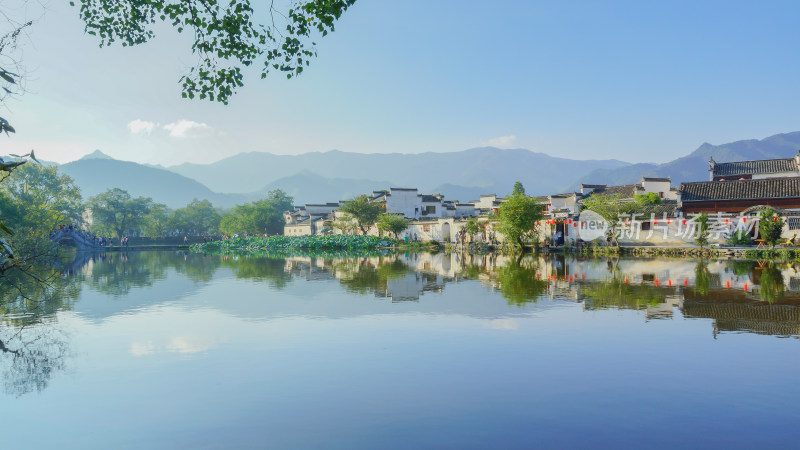 安徽宏村秋天风景