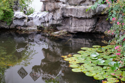 江苏扬州高邮市古文游台园林风景