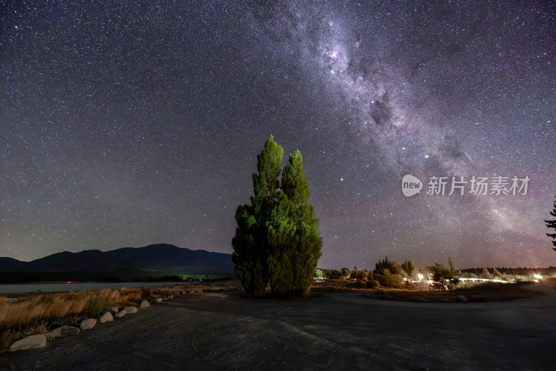 新西兰蒂卡波湖银河