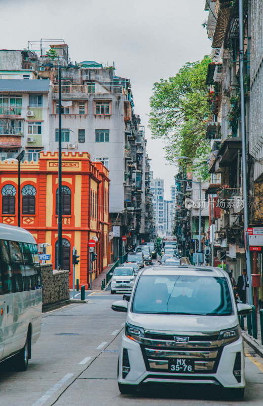 澳门半岛老城区城市风光