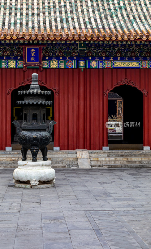 北京北海公园西天梵境阐福寺建筑