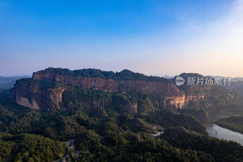 丹霞地貌广东丹霞山航拍图