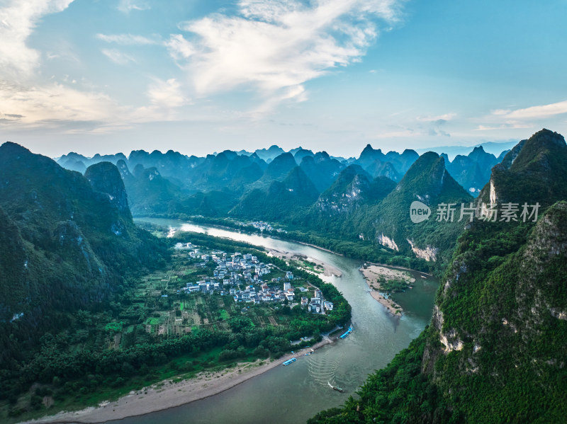 桂林九马画山风光美景