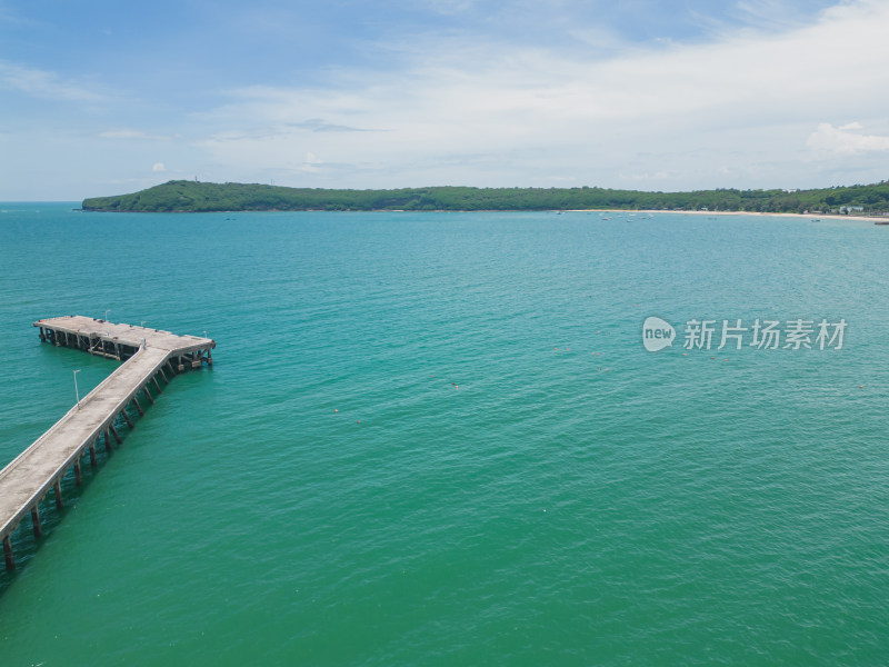 涠洲岛海面航拍