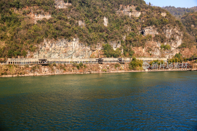 湖北宜昌三峡人家景区长江西陵峡灯影峡江域