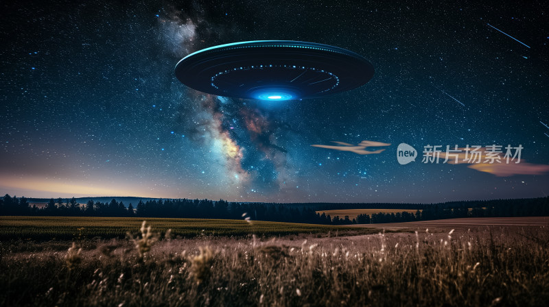 夜幕下的UFO探秘之旅