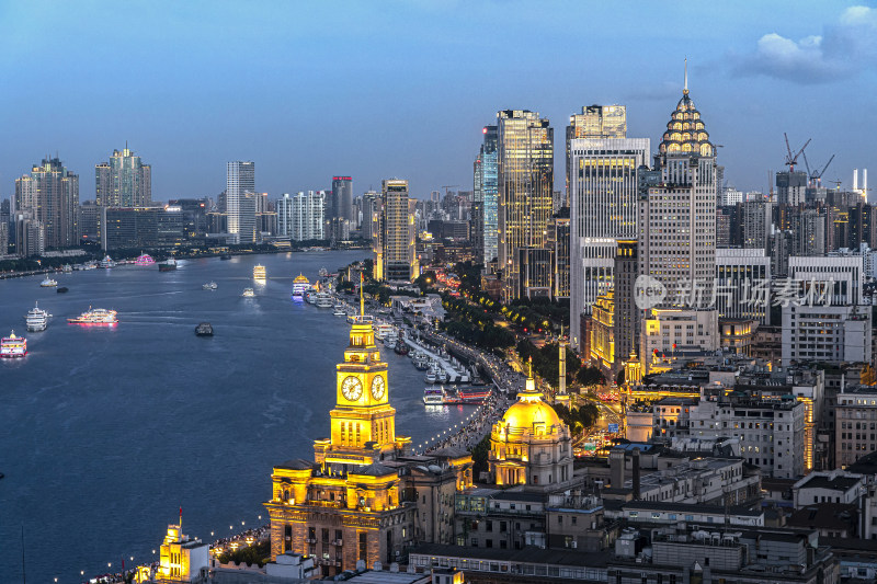 上海外滩城市夜景