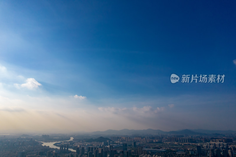 广东珠海城市风光交通航拍摄影图