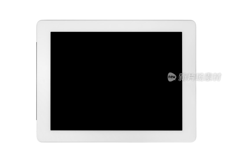 白色平板电脑特写