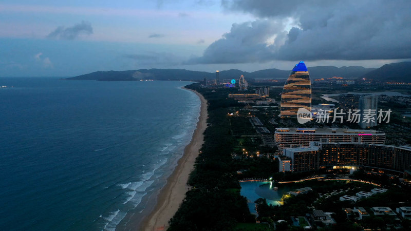 海南三亚海棠湾航拍