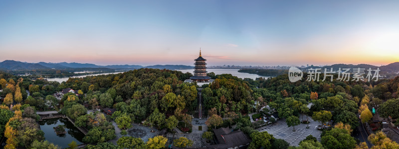 杭州西湖雷峰塔景区