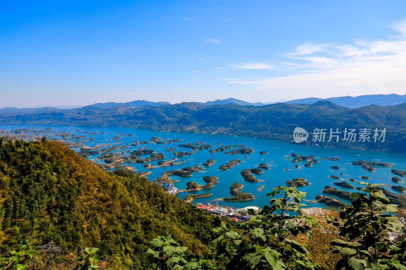 湖北黄石仙岛湖生态旅游景区，天空之城景区