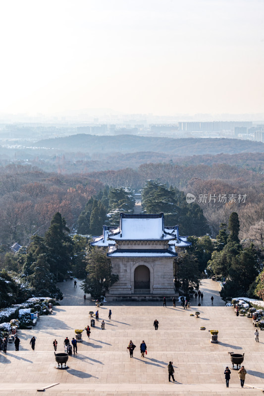 南京钟山风景区中山陵景点景观