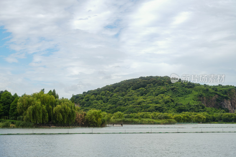 湖州西山漾湿地公园（丝绸小镇）景区风光