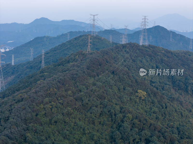 梅林后山深圳罗湖福田景色