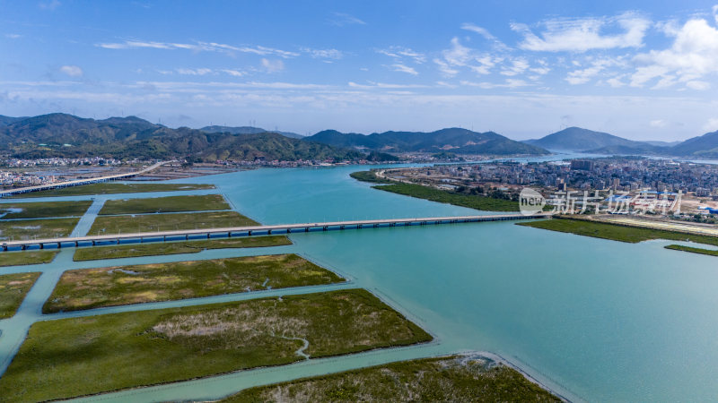 惠州盐洲海洋湿地公园-红树林湿地风光