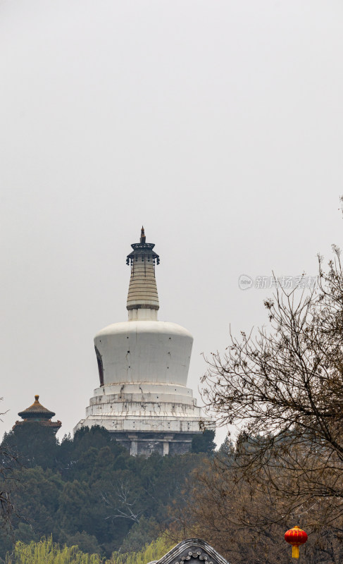 北京景山公园看白塔