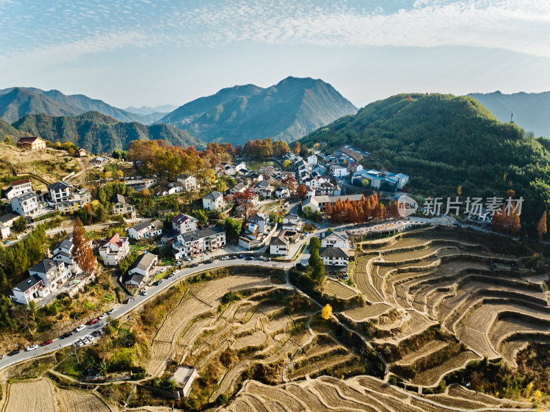 秋天的乡村美景