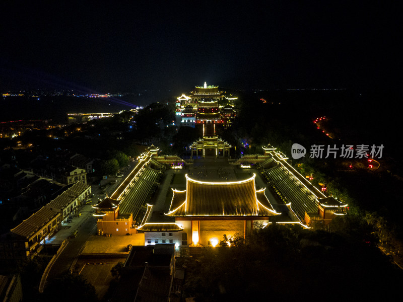 福建湄洲岛妈祖庙夜景