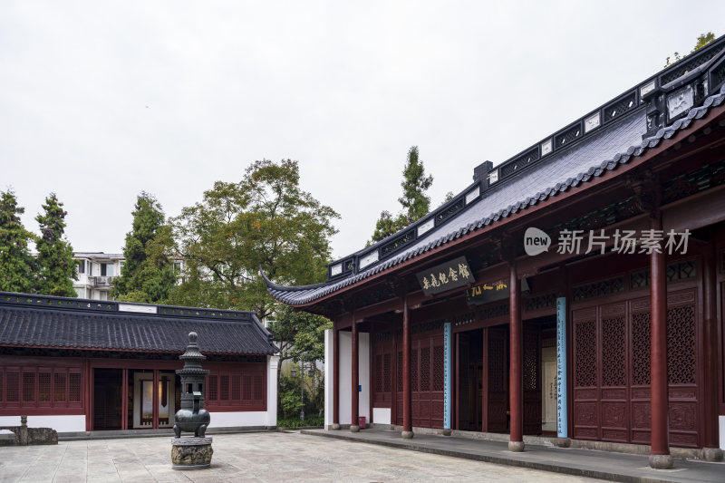 杭州西湖岳王庙岳飞庙风景