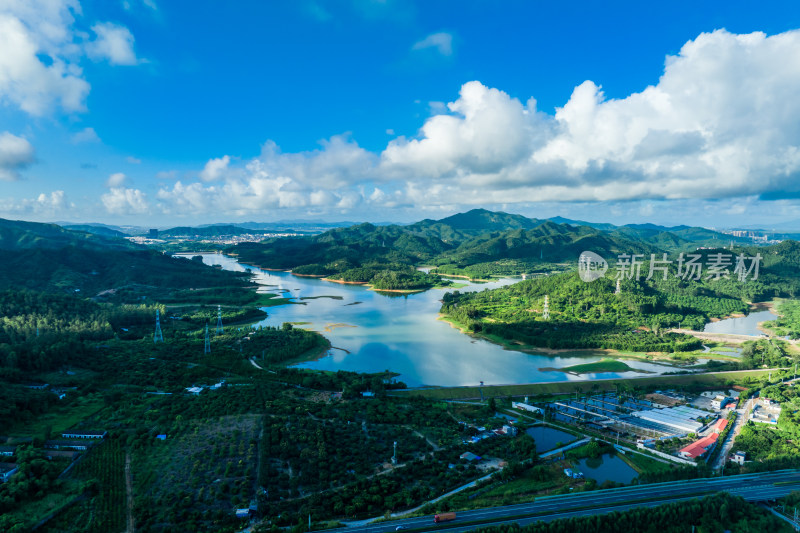 珠海乡村振兴自然风光航拍