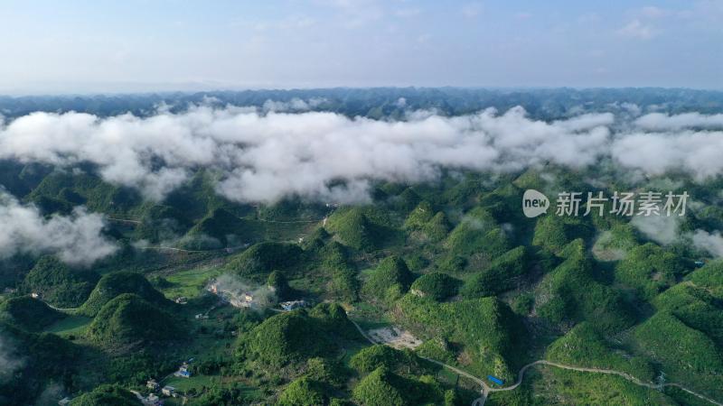 唯美壮观山川大地  云海山峦