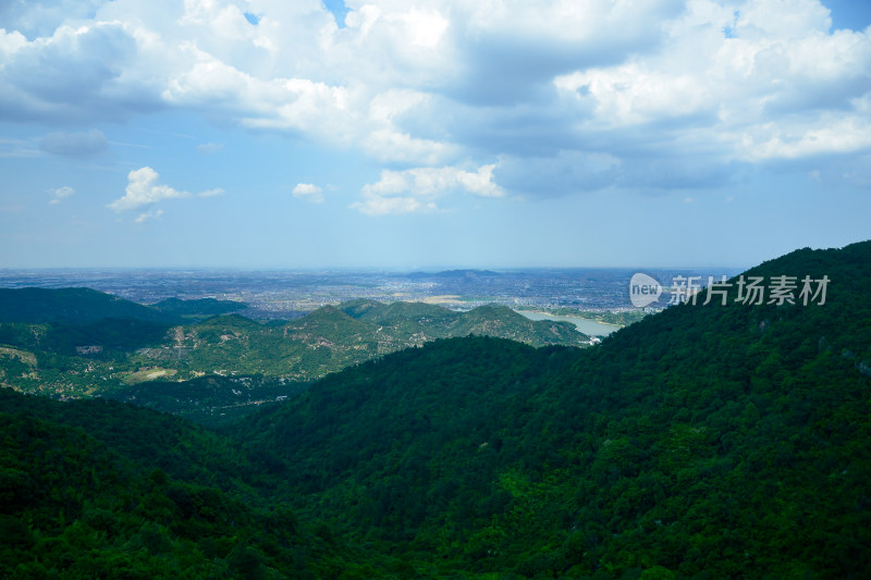 山中的风景