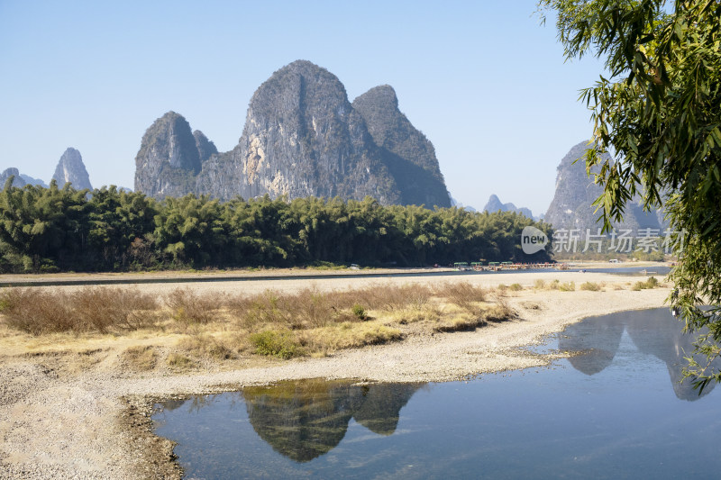 桂林阳朔漓江山水风光