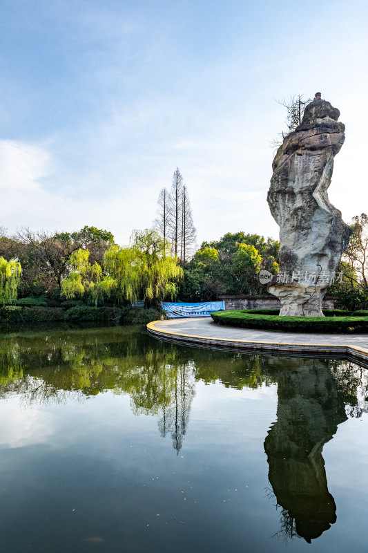 浙江绍兴柯桥柯岩鉴湖景区景点景观