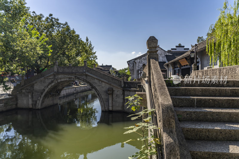 浙江绍兴柯岩景区柯岩鲁镇风景