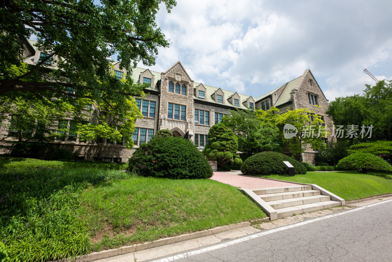 韩国首尔梨花女子大学校园景观