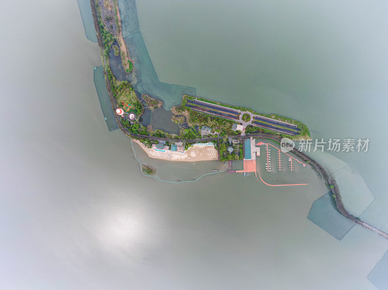 湖北武汉东湖沙滩热气球帆船场地