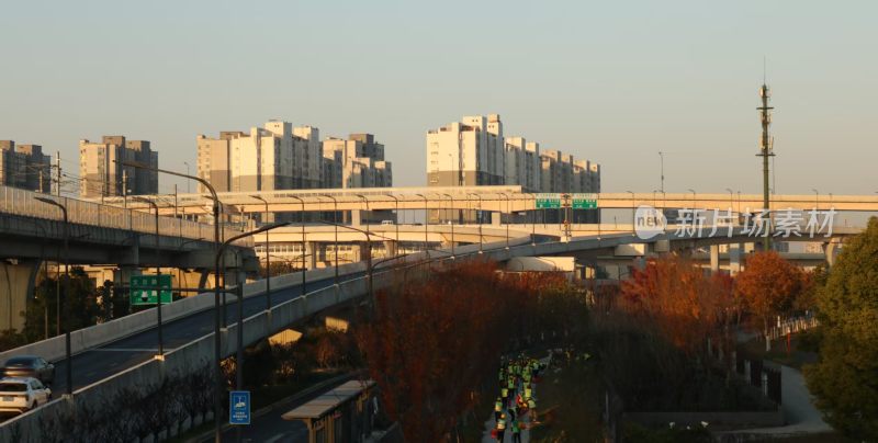 清晨的城市