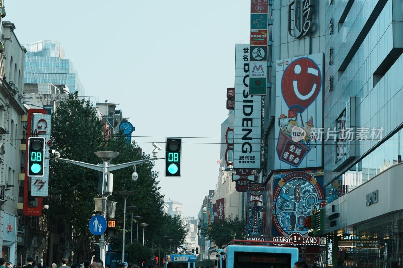 南京路步行街上海建筑