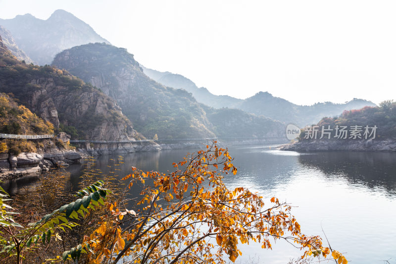 北京青龙峡景区秋季风光